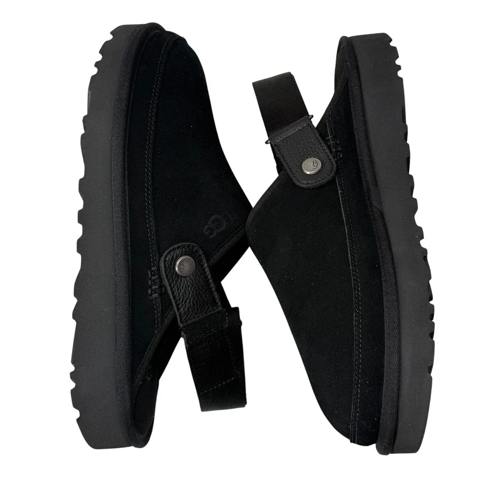 UGG Goldencoast Clog Black Suede Adjustable Strap Size Mens 11‎ 1142172 NEW s-l400.jpg main image 4